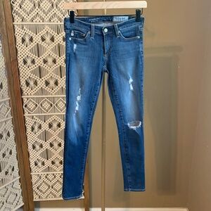 Adriano Goldschmidt AG Jeans‎ Size 24R Distressed Blue